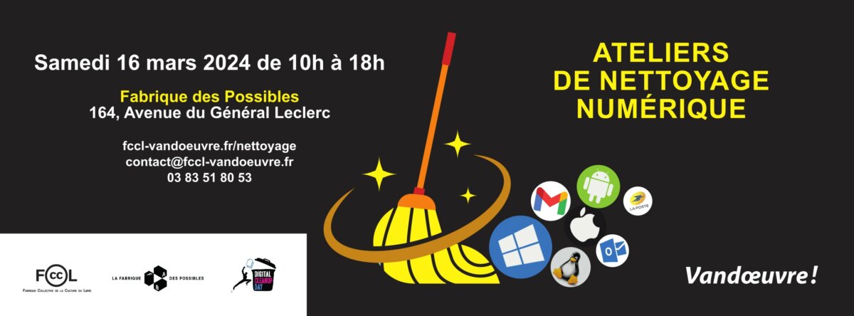 Bannière de l'événement Journée du nettoyage numérique