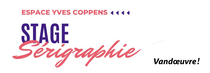 Bannière présentant l'atelier d'infographie et sérigraphie